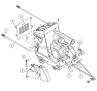 Part Location Diagram of 162732 MK Diamond Assembly, Pointer